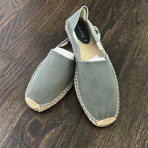 Soludos gray espadrilles. Never worn.